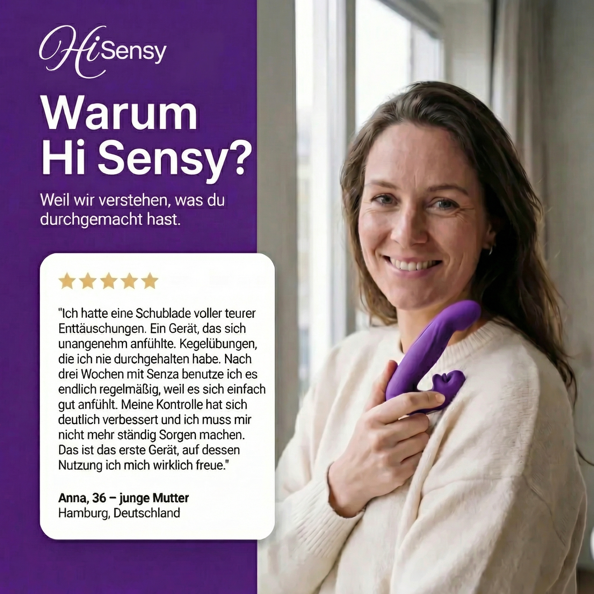 Hi Sensy Pro™ 4-in-1 Beckenbodenaktivator